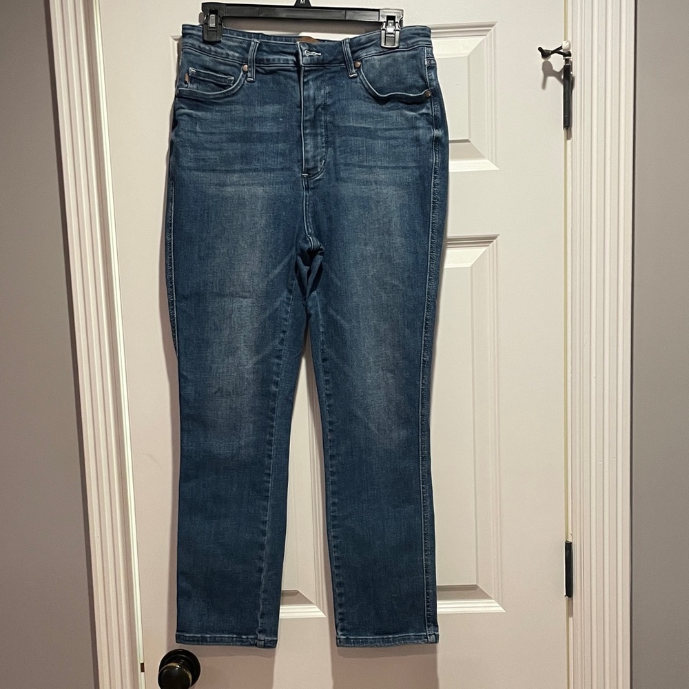 Blue Women's Slim Straight Jeans